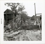 Construction of the Triay House, looking West
